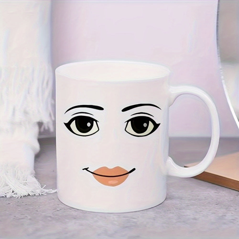 Elegant Woman Face Ceramic Coffee Cup – Perfect for Daily Use & Stylish Gifting