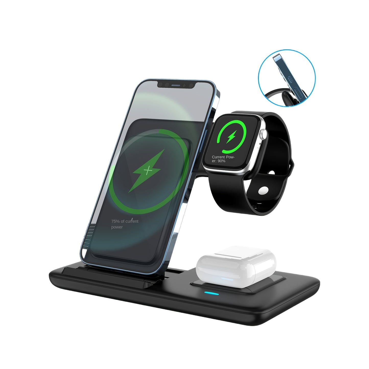 3-in-1 Wireless Charging Station for IOS