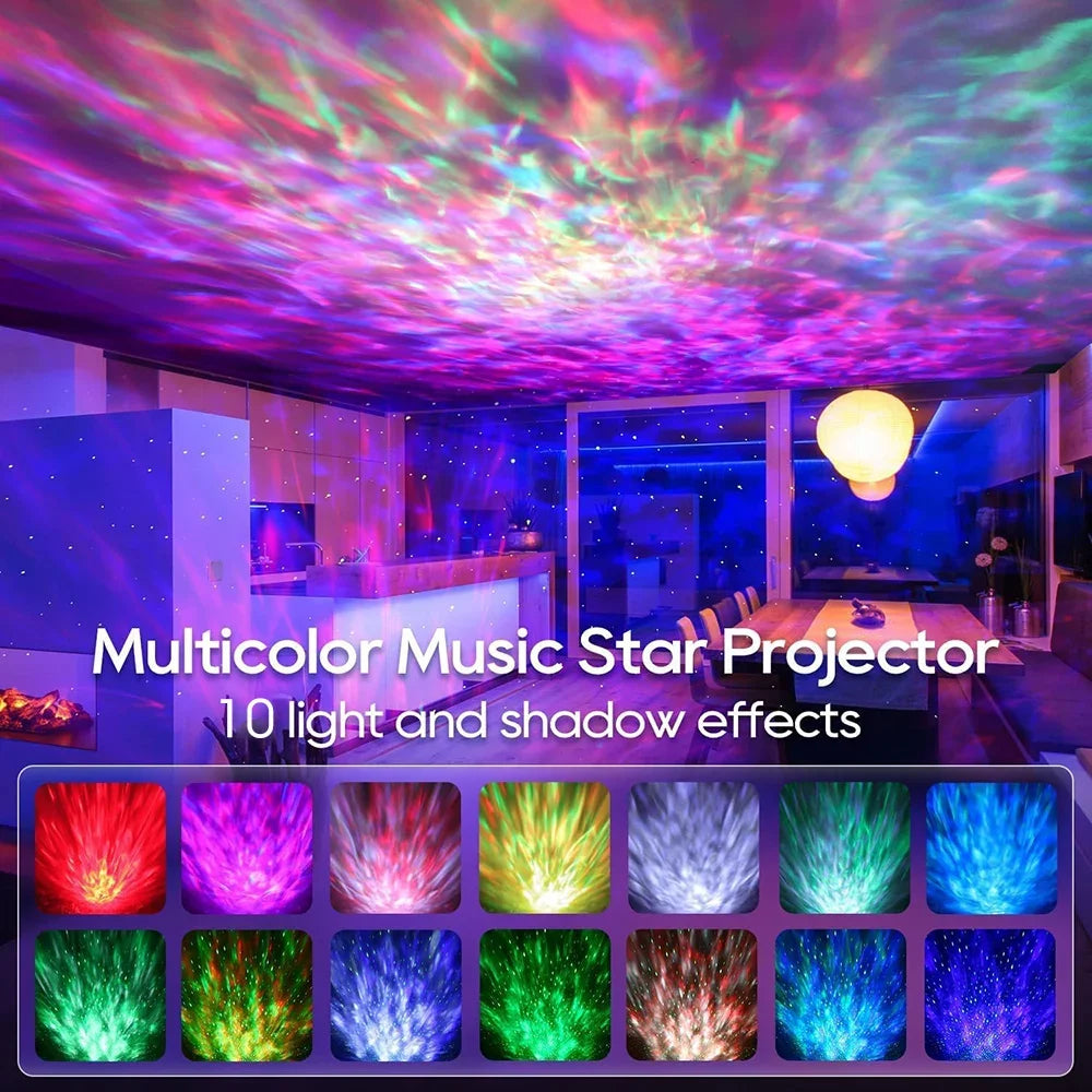 Galaxy Star Projector Lamp