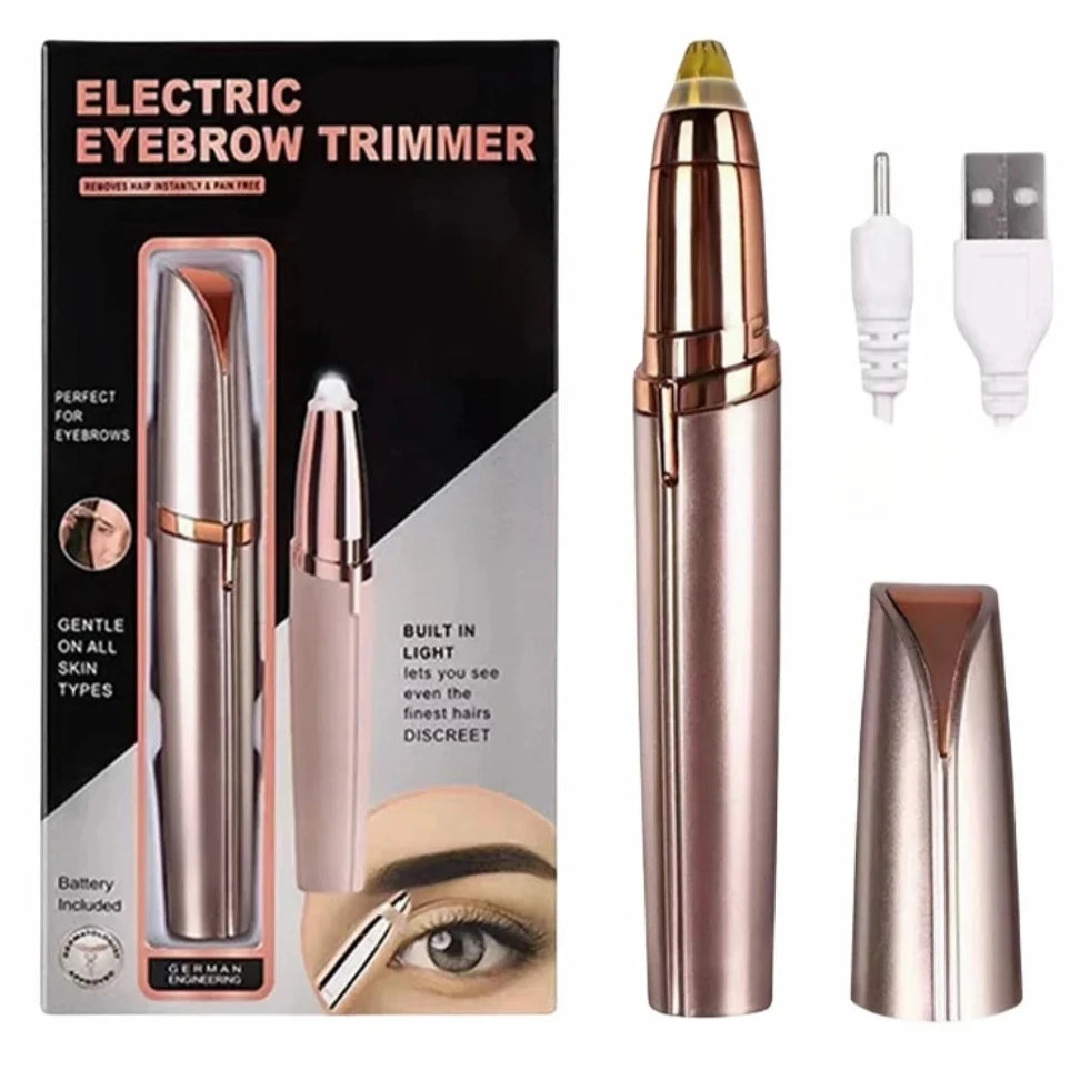 Electric Eyebrow Trimmer Eye Brow Shaper Pencil Face Hair Remover For Women Makeup Painless Automatic Eyebrow Shavers Depilator