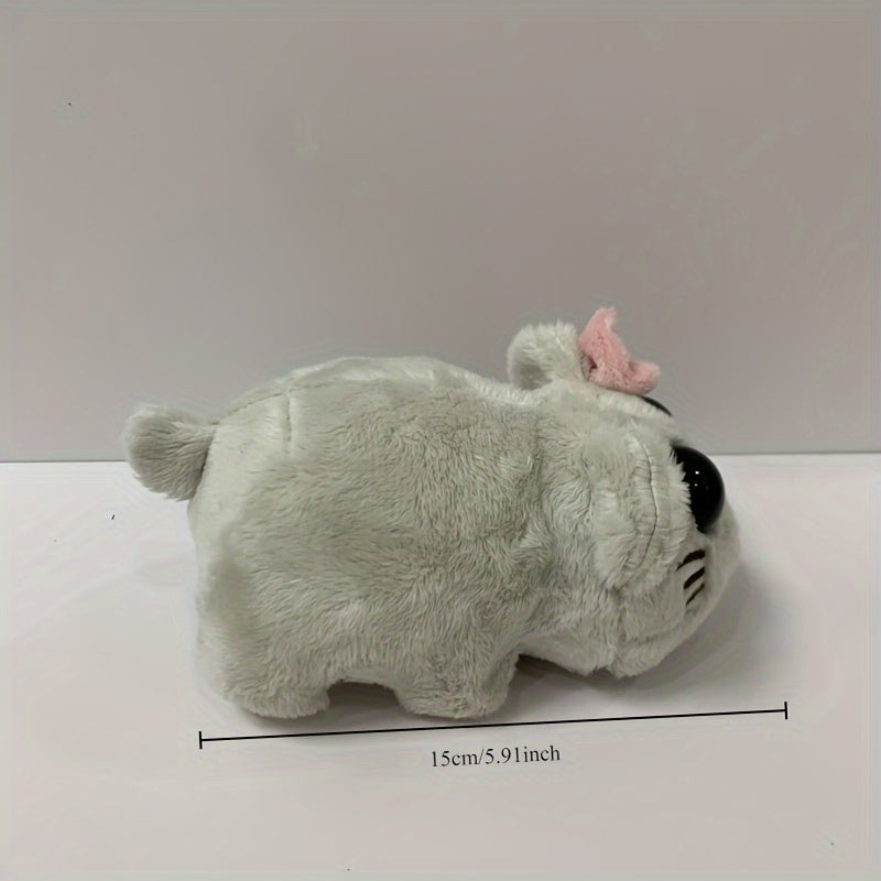 Cozy Gray Hamster Plush with Music – Soft, Perfect for Play & Decor